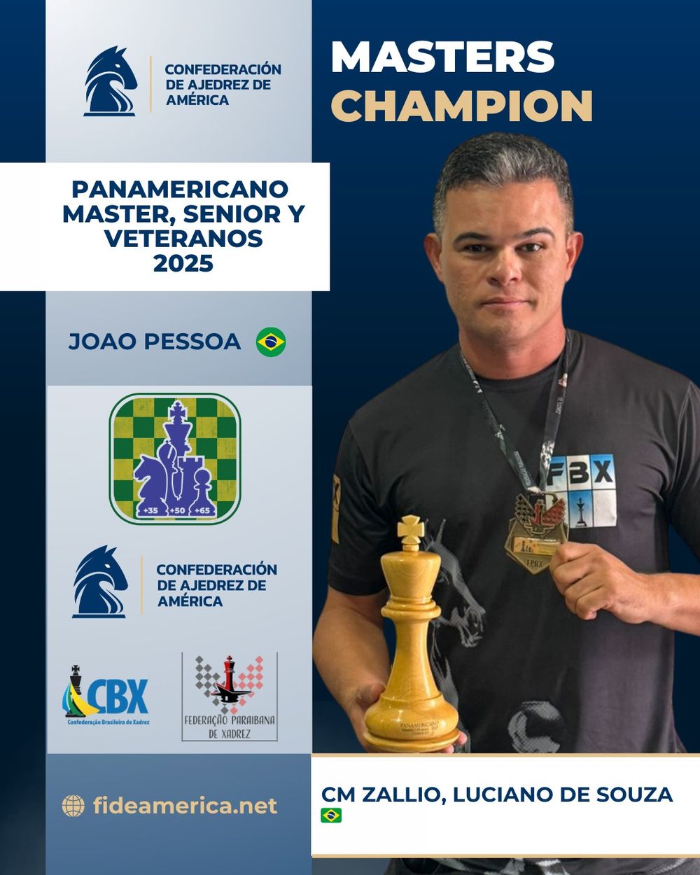 CM Luciano de Souza Zalio con trofeo