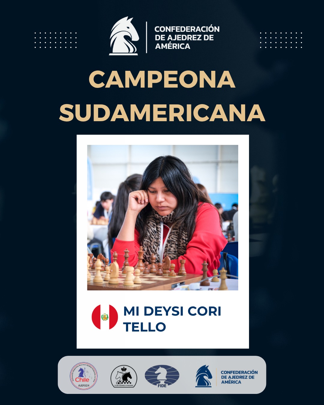 MI Deysi Cori Tello, Campeona Sudamericana